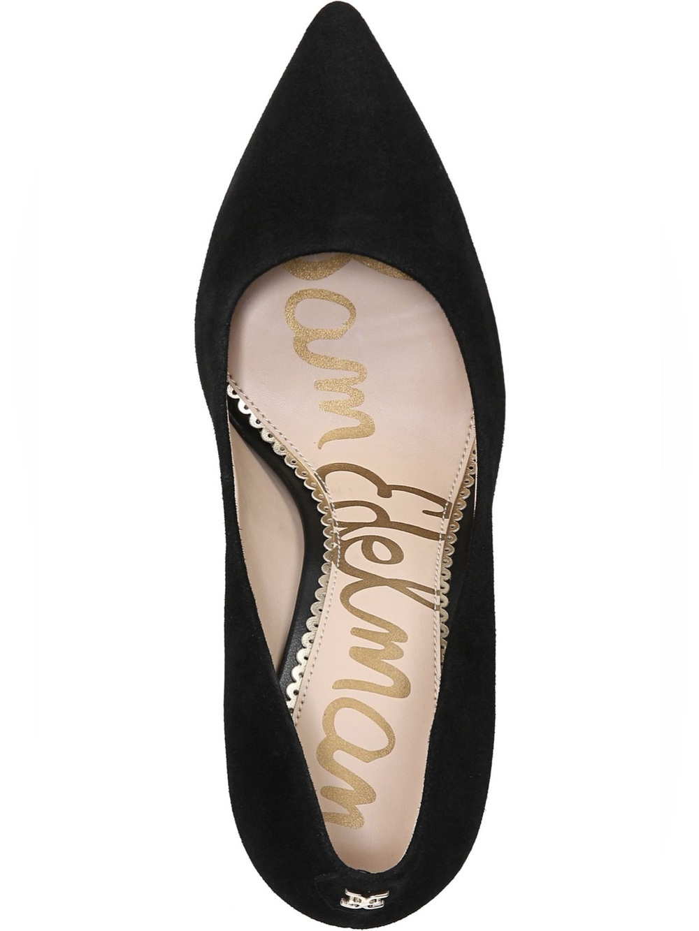 Sam Edelman Black Suede Pointed Toe Stiletto Pumps - Picture 3 of 9